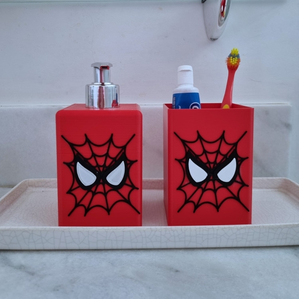 Kit Banheiro Marvel - Homem Aranha - Imagem 3