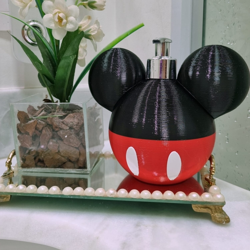 Porta Sabonete Líquido Mickey