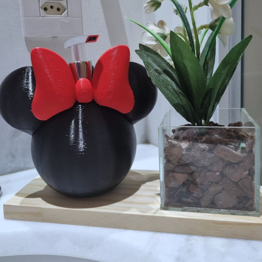 Porta Sabonete Líquido - Minnie