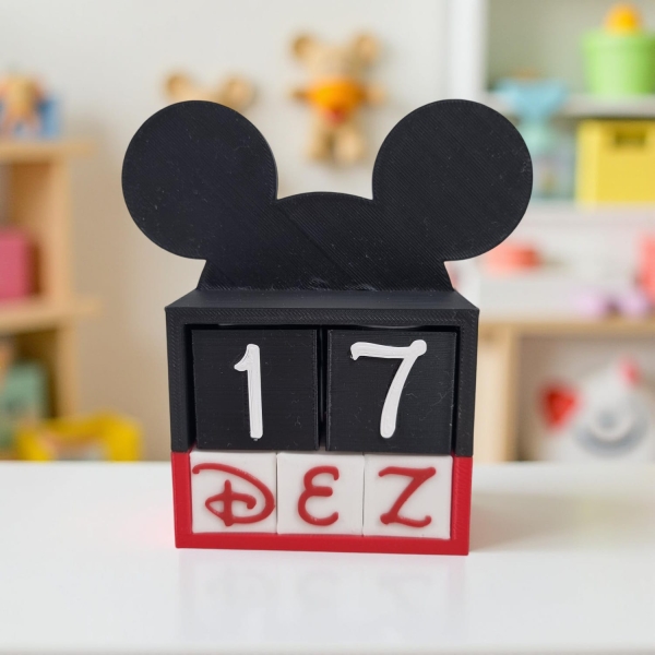 Calendário de mesa - Mickey