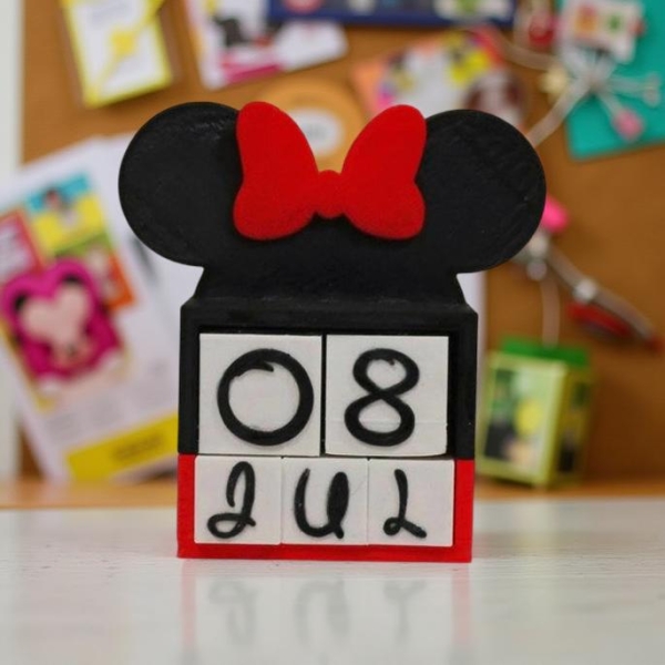 Calendário de mesa - Minnie