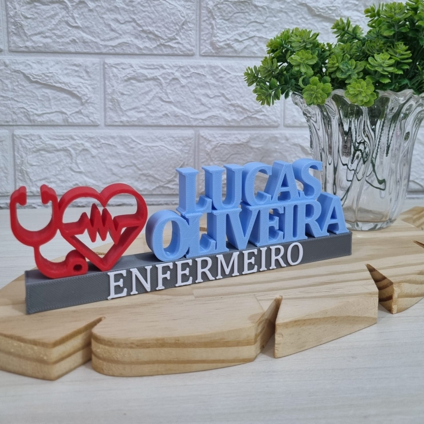 Placa Profissional Enfermagem