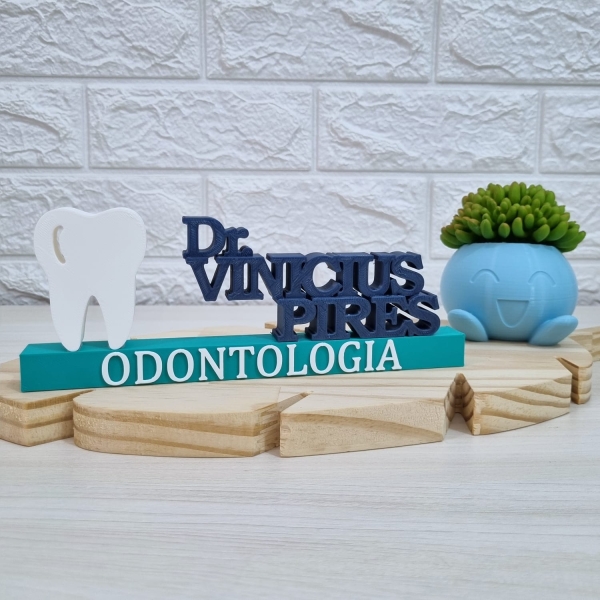 Placa Profissional Odontologia - Imagem 2