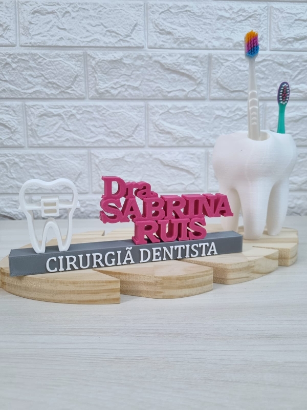 Placa Profissional Odontologia - Imagem 3