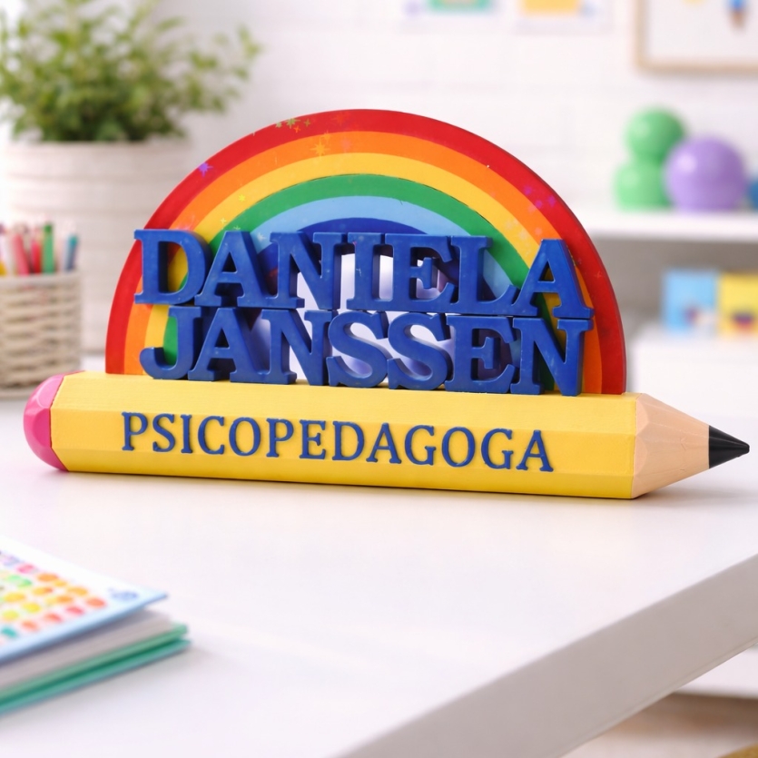 Placa Profissional Psicopedagoga, Psicopedagogia - Profissionais TEA, autismo, neurodivergente